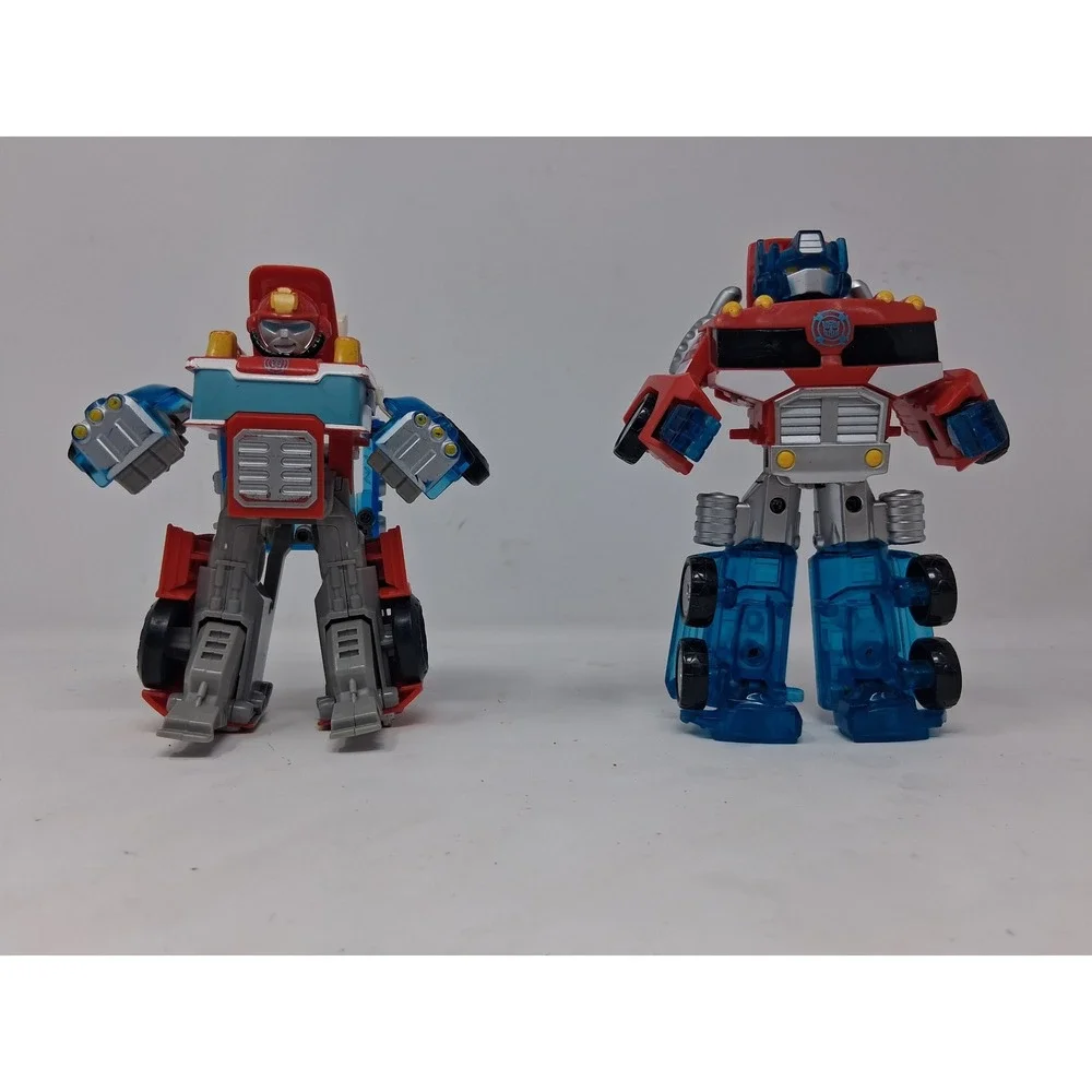 Playskool Heroes Transformers Rescue Bots Energize Optimus Prime Heatwave Lot